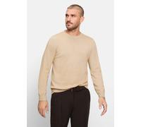 Strickpullover OLYMP "OLYMP Casual Strick, Pullover", Herren, Gr. 3XL, hellbeige, 100% Schurwolle, Pullover Strickpullover (91875303-XXXL) hellbeige