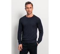 Strickpullover OLYMP "OLYMP Casual Strick, Pullover", Herren, Gr. 3XL, marine, 100% Schurwolle, Pullover Strickpullover (14928739-XXXL) marine