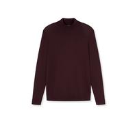 Strickpullover OLYMP "OLYMP Casual Strick, Pullover", Herren, Gr. L, bordeaux, 50% Baumwolle, 50% Lyocell, Pullover Strickpullover (17044147-L) bordeaux