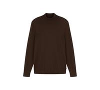 Strickpullover OLYMP "OLYMP Casual Strick, Pullover", Herren, Gr. M, braun, 50% Baumwolle, 50% Lyocell, Pullover Strickpullover (42785505-M) braun