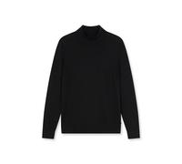 Strickpullover OLYMP "OLYMP Casual Strick, Pullover", Herren, Gr. S, schwarz, 50% Baumwolle, 50% Lyocell, Pullover Strickpullover (57874530-S) schwarz