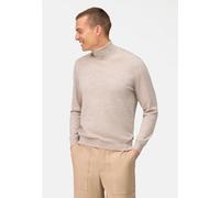 Strickpullover OLYMP "OLYMP Casual Strick, regular fit", Herren, Gr. 3XL, beige (hellbeige), 100% Schurwolle, Pullover Strickpullover (17659155-XXXL) hellbeige