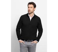 Strickpullover OLYMP "OLYMP Casual Strick", Herren, Gr. S, graphit, 100% Schurwolle, Pullover Strickpullover (39451547-S) graphit