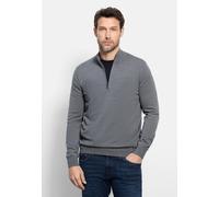 Troyer OLYMP, Damen, Gr. XXL, silbergrau, Strick, Obermaterial: 100% Schurwolle, regular fit normal, Rippbündchen, Pullover Troyer (49099104-XXL) silbergrau