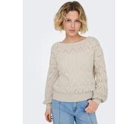 ONLY Damen Pullover 15222853 Pumice Stone L