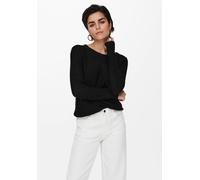 Only Strickpullover GEENA XO L/S Damen Langarm Rundhals Schwarz Größe L 65% Polyacryl/35% Polyamid