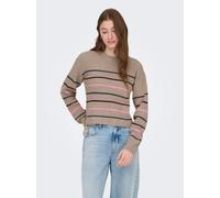 ONLY ONLIBI LS STRIPE O-NECK CC KNT, M