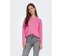 ONLY Women's ONLLESLY Kings L/S Pullover KNT NOOS Strickpullover, Carmine Rose/Detail:Melange, XS