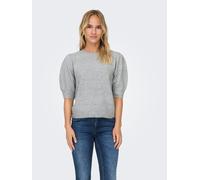 ONLY Damen Onlrica Life 2/4 Pullover KNT Noos Strickpullover 15318551 ,Light Grey Melange ,S