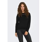 ONLY Damen ONLVENICE Life LS Oneck NCA KNT Pullover, Black, Small