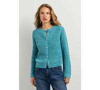Strickpullover PEPE JEANS "cardigan ARIELA CARDIGAN", Damen, Gr. XS, blau (hydro grün), 70% Polyester, 25% Nylon, 5% Wolle, Pullover Strickpullover (85357743-XS) hydro grün