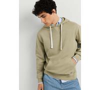 Strickpullover PEPE JEANS "Strickjacke JASPER HOODIE", Herren, Gr. S, beige (washed army grün), 100% Baumwolle, Pullover Strickpullover (24352003-S) washed army grün