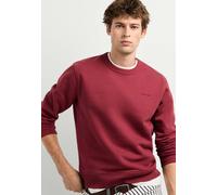 Strickpullover PEPE JEANS "Strickjacke JEFFERSON CREW", Herren, Gr. S, rot (ruby wine rot), 70% Baumwolle, 30% Polyester, Pullover Strickpullover (44814667-S) ruby wine rot