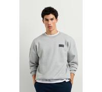 Strickpullover PEPE JEANS "Strickjacke PJL73 CREW B", Herren, Gr. XXL, grau (marl grau), 70% Baumwolle, 30% Polyester, Pullover Strickpullover (30884318-XXL) marl grau