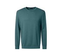 Strickpullover PIERRE CARDIN "Pierre Cardin Pullover", Herren, Gr. 3XL, mineral blau, Obermaterial: 100% Wolle WO., uni, modern fit, Rundhals, Pullover Strickpullover, mit Rundhalsausschnitt (33524412