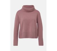 comma Strickpullover mit Rollkragen in Mauve, Größe 46