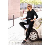 Strickpullover "Pullover", Damen, Gr. 42, schwarz, 52% Viskose, 26% Polyester, 22% Polyamid, RICK CARDONA BY HEINE, unifarben, Pullover Strickpullover (38243424-42) schwarz