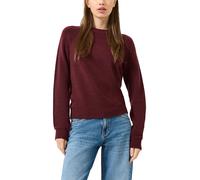 Strickpullover QS, Damen, Gr. M, rot (merlot rot), Strick, Obermaterial: 92% Polyester, 5% Polyamid, 3% Elasthan, unifarben, normal hüftbedeckend, Rundhals, Bündchen, Pullover Strickpullover, Winterpu