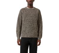 Strickpullover QS, Herren, Gr. M, braun, Strick, Obermaterial: 100% Polyacryl, meliert, normal hüftbedeckend, Rundhals, Bündchen, Pullover Strickpullover, Melierter Winterpullover mit Rundhals (449104