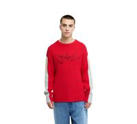 Strickpullover QUIKSILVER "YG Scrimbler", Herren, Gr. XS, rot (salsa), Obermaterial: 100% Baumwolle., Pullover Strickpullover (88540439-XS) salsa