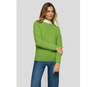 Strickpullover RABE, Damen, Gr. 38, farn, Strick, Obermaterial: 52% Polyester, 42% Baumwolle, 6% sonstige Fasern, unifarben, tailliert hüftbedeckend, Rundhals, Rollkante, Pullover Strickpullover, in S