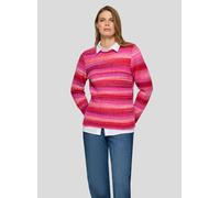 Strickpullover RABE "Pullover", Damen, Gr. 36, pink, 50%Polyacryl, 31%Polyamid, 12%Wolle, 5%Alpaka, 2%Elasthan, gerade, gerader Abschluss, Pullover Strickpullover (95438134-36) pink