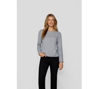 Strickpullover RABE "Pullover", Damen, Gr. 40, grau, 100%Kaschmir, unifarben, gerade, gerader Abschluss, Pullover Strickpullover (81331667-40) grau