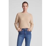 Strickpullover RABE "Pullover", Damen, Gr. 42, beige, Obermaterial: 52% Polyester, 42% Baumwolle, 6% Sonstige Fasern, unifarben, gerade, Pullover Strickpullover (95385969-42) beige