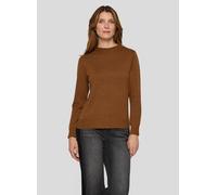 Strickpullover RABE "Pullover", Damen, Gr. 42, braun, 50%Polyester, 30%Viskose, 20%Polyamid, unifarben, gerade, gerader Abschluss, Pullover Strickpullover (35357905-42) braun