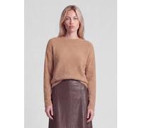 Strickpullover RABE "Pullover", Damen, Gr. 42, braun, Obermaterial: 71% Polyamid, 20% Polyacryl, 6% Wolle, 2% Alpaka, 1% Elasthan, unifarben, gerade, Pullover Strickpullover (45873848-42) braun