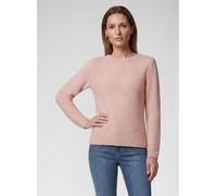 Strickpullover RABE "Pullover", Damen, Gr. 42, rosa, Obermaterial: 52% Polyester, 42% Baumwolle, 6% Sonstige Fasern, unifarben, gerade, Pullover Strickpullover (85247107-42) rosa