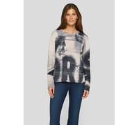 Strickpullover RABE "Pullover", Damen, Gr. 44, beige, 94%Baumwolle, 4%Polyamid, 2%Metallic Garn, gerade, gerader Abschluss, Pullover Strickpullover (94551205-44) beige