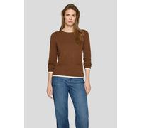 Strickpullover RABE "Pullover", Damen, Gr. 44, braun, 100%Kaschmir, unifarben, gerade, gerader Abschluss, Pullover Strickpullover (70037736-44) braun