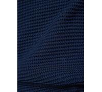Strickpullover RABE "Pullover", Damen, Gr. 44, dunkelblau, 52%Polyester, 42%Baumwolle, 6%Sonstige Fasern, unifarben, gerade, gerader Abschluss, Pullover Strickpullover (39469016-44) dunkelblau