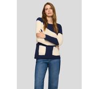 Strickpullover RABE "Pullover", Damen, Gr. 44, dunkelblau, 65%Polyamid, 17%Polyester, 13%Polyacryl, 5%Wolle, tailliert, gerader Abschluss, Pullover Strickpullover (22142415-44) dunkelblau