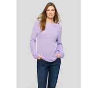Strickpullover RABE "Pullover", Damen, Gr. 44, lila, 50%Baumwolle, 50%Polyacryl, unifarben, gerader Abschluss, Pullover Strickpullover (93205955-44) lila
