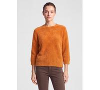 Strickpullover RABE "Pullover", Damen, Gr. 44, orange (braun), Obermaterial: 69% Polyamid, 31% Viskose, unifarben, gerade, Pullover Strickpullover (50226637-44) braun