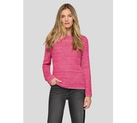 Strickpullover RABE "Pullover", Damen, Gr. 44, pink, 48%Baumwolle, 47%Polyacryl, 5%Polyester, geringelt, gerade, gerader Abschluss, Pullover Strickpullover (63699064-44) pink