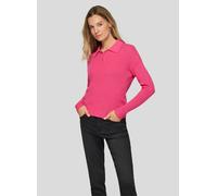 Strickpullover RABE "Pullover", Damen, Gr. 44, pink, 50%Polyester, 30%Viskose, 20%Polyamid, unifarben, gerade, gerader Abschluss, Pullover Strickpullover (24730156-44) pink