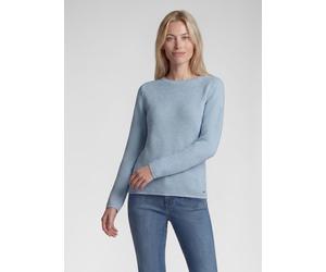 Strickpullover RABE "Pullover", Damen, Gr. 46, hellblau, Obermaterial: 52% Polyester, 42% Baumwolle, 6% Sonstige Fasern, unifarben, gerade, Pullover Strickpullover (28006919-46) hellblau