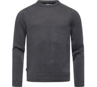 Strickpullover RAGWEAR "Larrs", Herren, Gr. XXL (56), schwarz, Obermaterial: 60% Baumwolle, 40% Polyacryl, gerade hüftlang, Rundhals, Ärmel ohne Ärmelschlitz Rippbündchen krempelbar, Pullover Strickpu
