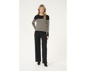 Strickpullover Regular fit black offwhite XS