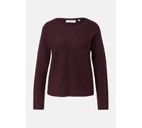 Strickpullover COMMA, Damen, Gr. 44, rot (brick rot), Strick, Obermaterial: 80% Viskose, 20% Polyamid, casual, Pullover (97055056-44) brick rot