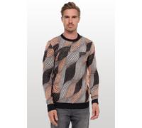 Strickpullover RUSTY NEAL, Damen, Gr. M, beige, 70% Polyacryl, 30% Baumwolle, mehrfarbig, normal, Rundhals, Pullover Strickpullover, im angesagten Wellen-Design (48593260-M) beige