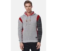 Strickpullover RUSTY NEAL, Herren, Gr. L, grau, 70% Polyacryl, 30% Baumwolle, mehrfarbig, normal, ohne Ausschnitt, Pullover Strickpullover, mit Kontrast-Details (13562523-L) grau