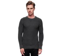 Grobstrick Slim Fit Rundhals-Pullover L