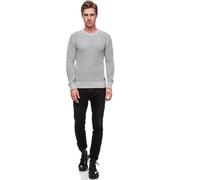 Grobstrick Slim Fit Rundhals-Pullover M