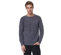 Strickpullover RUSTY NEAL, Herren, Gr. M, grau (anthrazit), 50% Polyacryl, 50% Baumwolle, unifarben, normal, Rundhals, Pullover Strickpullover, im einfarbigen Design (58978239-M) anthrazit