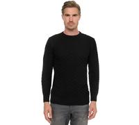 Strickpullover RUSTY NEAL, Damen, Gr. S, schwarz, 70% Polyacryl, 30% Baumwolle, unifarben, normal, Rundhals, Pullover Strickpullover, mit modernem Strickmuster (23114343-S) schwarz