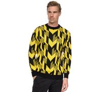 Kontrast Feinstrick Rundhals-Pullover XL